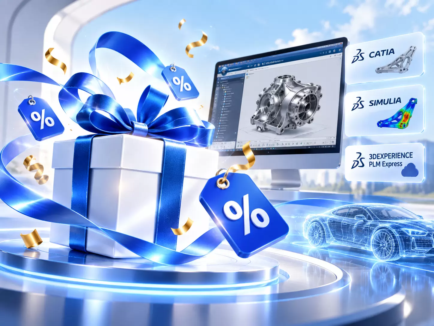 Tăng tốc thiết kế với <br> 3DEXPERIENCE CATIA