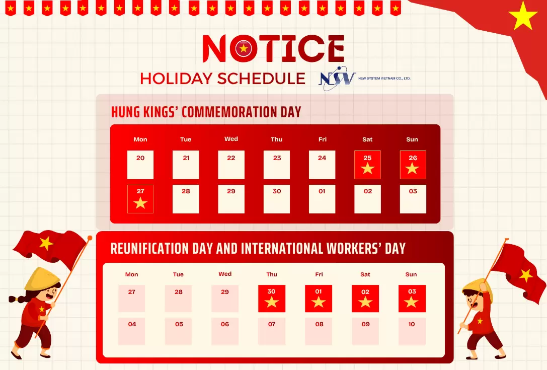 🎊 HOLIDAY NOTICE 🎊