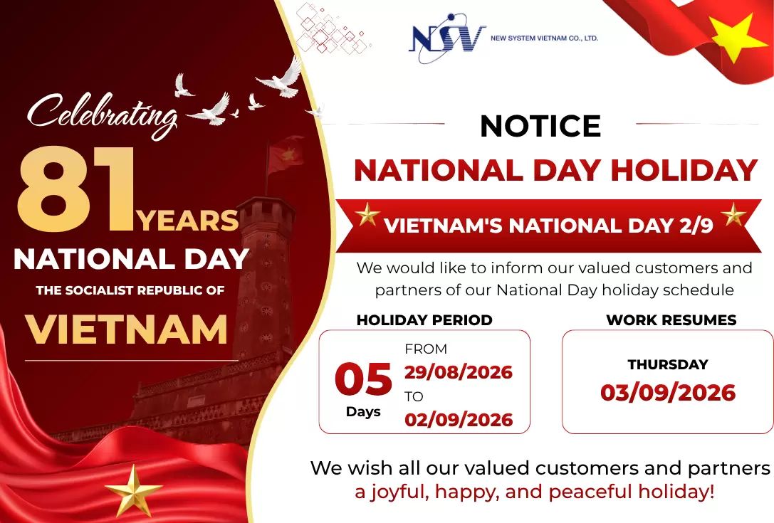NATIONAL DAY HOLIDAY NOTICE