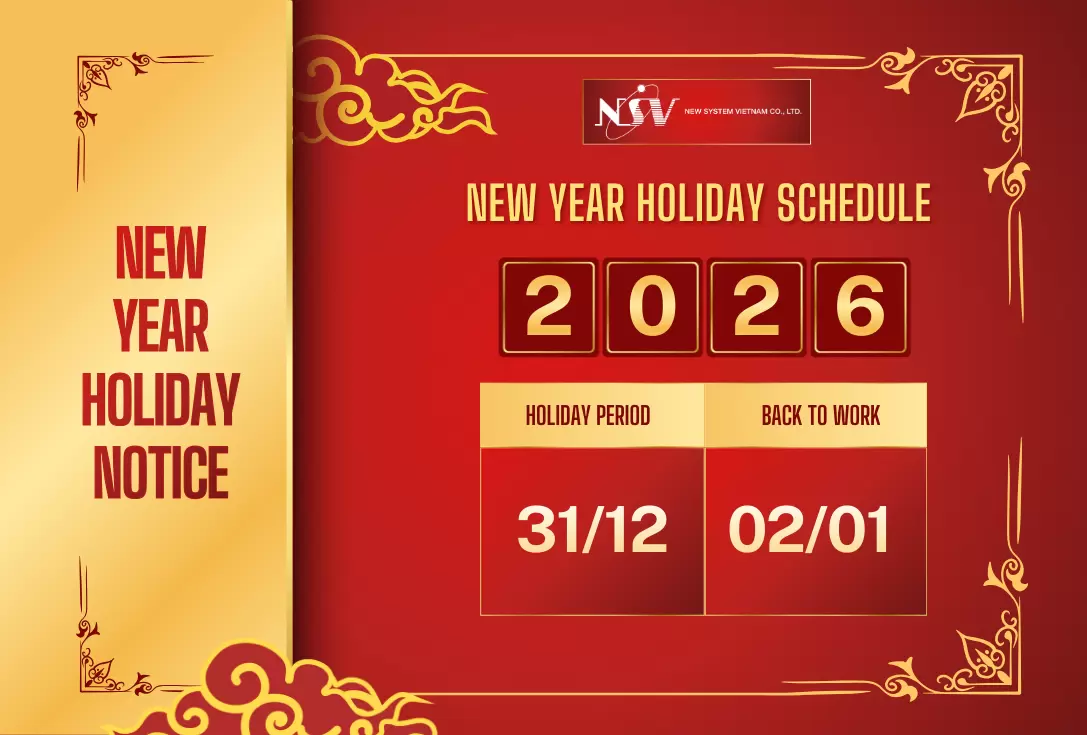 ANNOUNCEMENT: NEW YEAR HOLIDAY SCHEDULE 2026