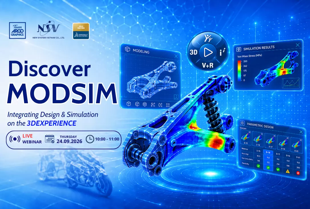 Webinar: Discover MODSIM – An Integrated Design & Simulation Solution on the 3DEXPERIENCE Platform