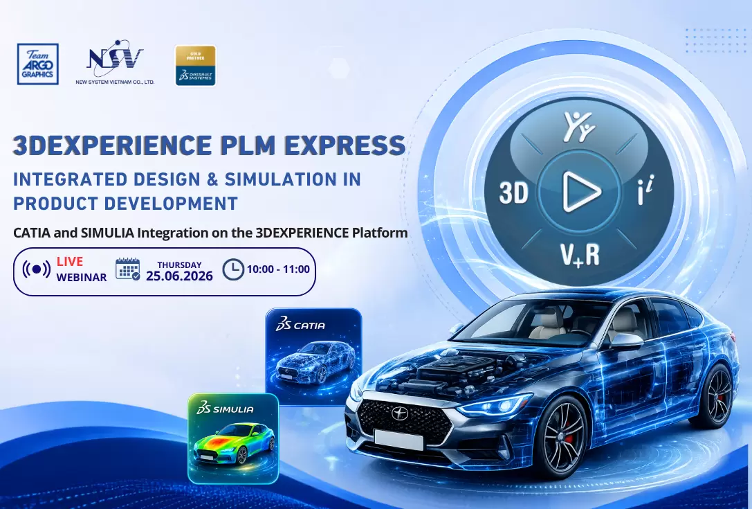 Online Webinar: 3DEXPERIENCE PLM EXPRESS – Integrating Design & Simulation in Product Development