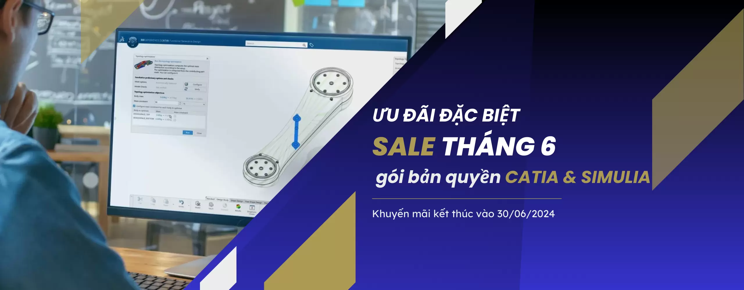 Thông báo: Khuyến Mãi Tháng 6 Năm 2024 cho Sản Phẩm CATIA và SIMULIA